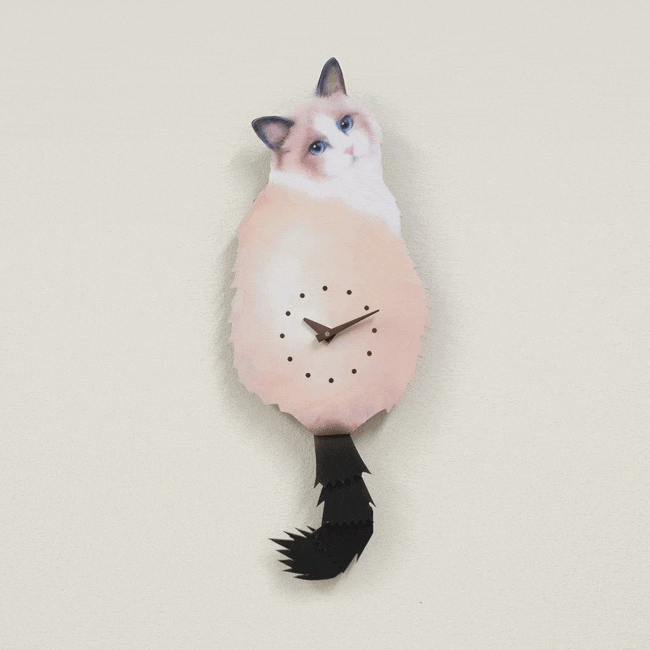 猫時計ラグドール